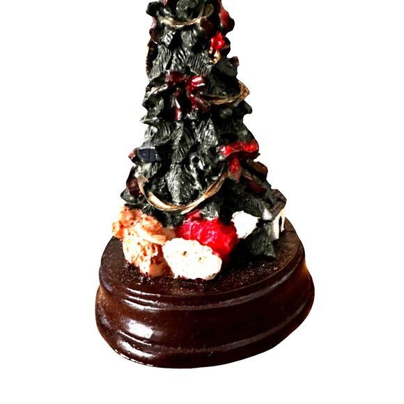VTG Gift Collection Holiday Figurine Christmas Tree New Puppy Deer Teddy Bear - Picture 6 of 12
